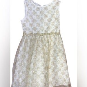 New Girls Sleeveless Fit & Flare Dress Party Wedding Rare Too Sz 5
